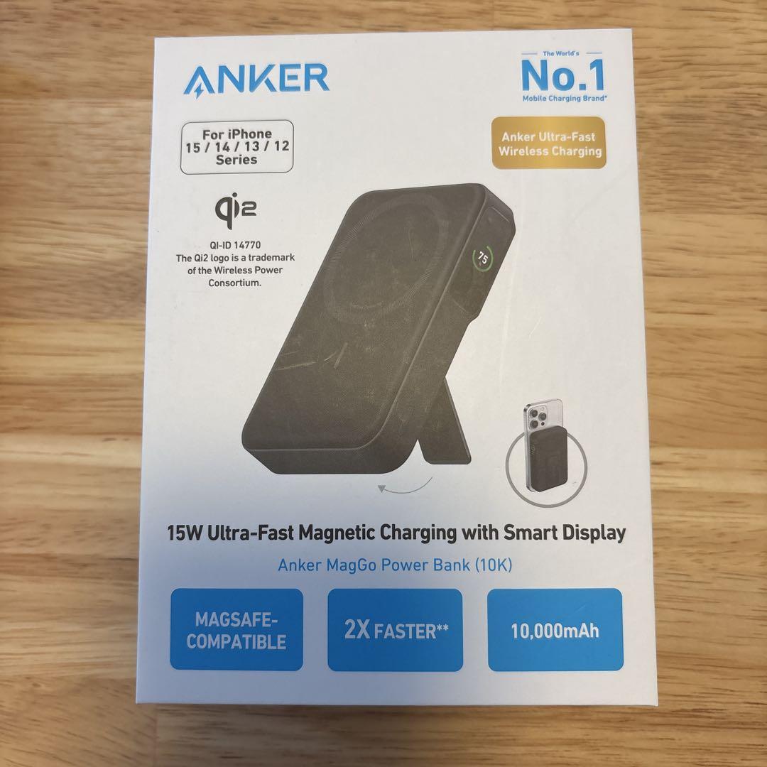 【ケーブル無し】ANKER MagGo Power Bank(10000mAh)
