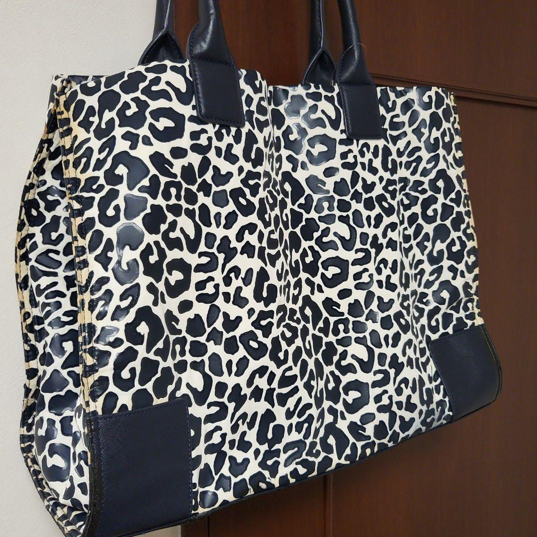 TORY BURCH　トリーバーチ トートバッグ レオパード 大容量 エラトート