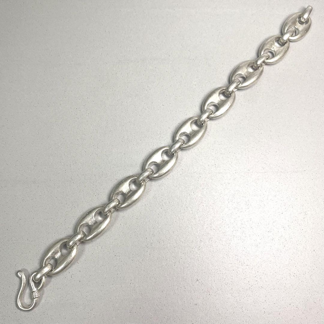 シルバーブレスレット シルバー925 チェーン あずきTAXCO t112