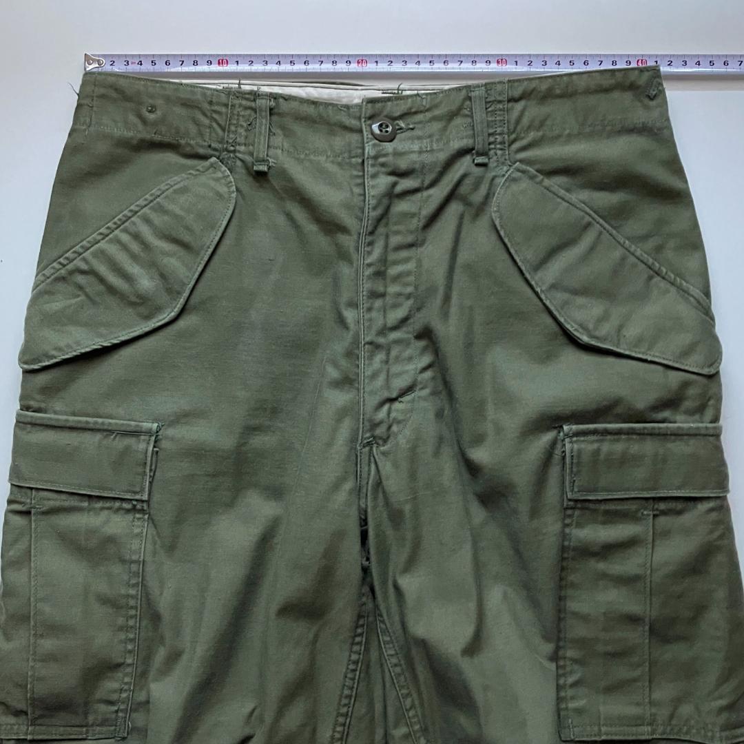 60s Wステッチ アメリカ軍実物 M65カーゴパンツ S-S (L相当