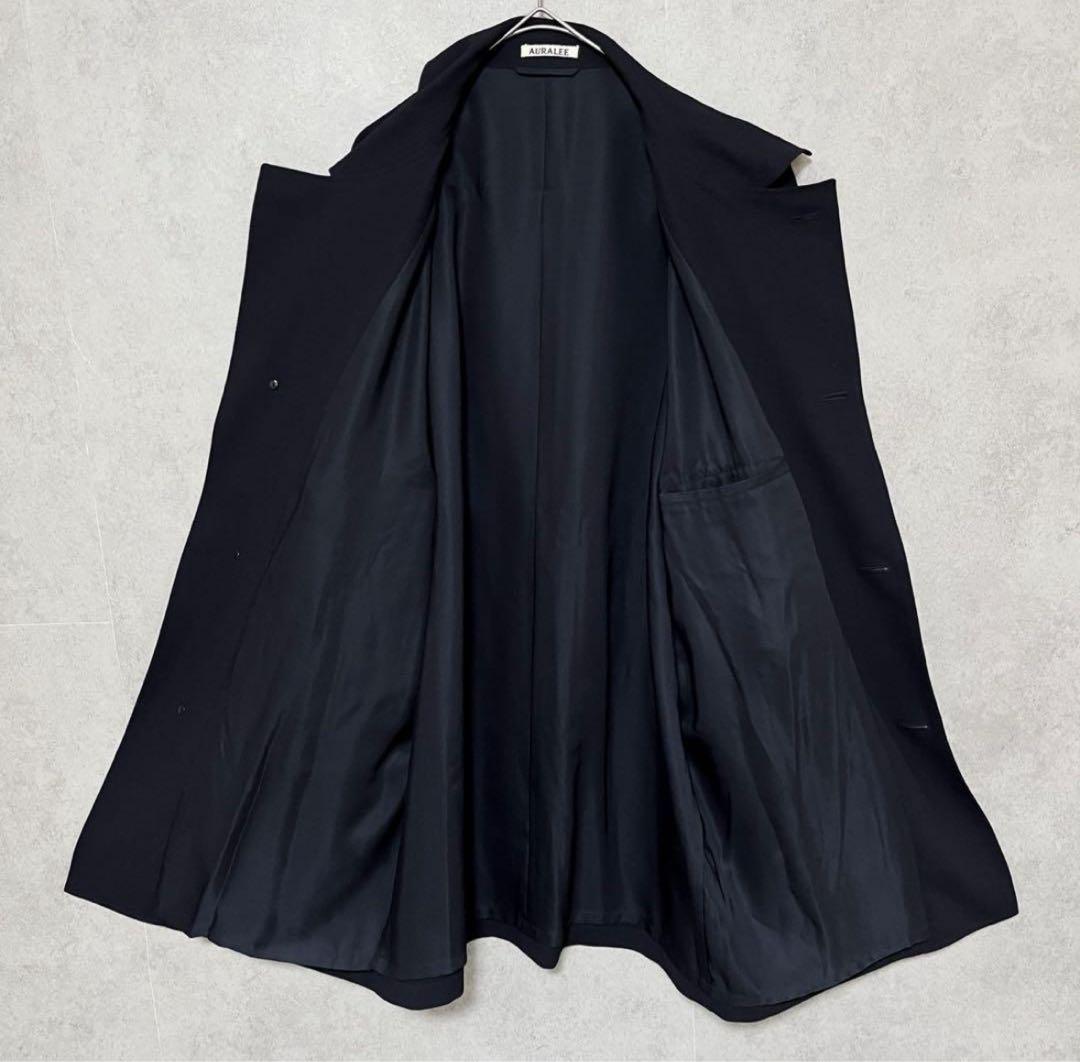 【極美品】AURALEE コート DOBBY HALF COAT