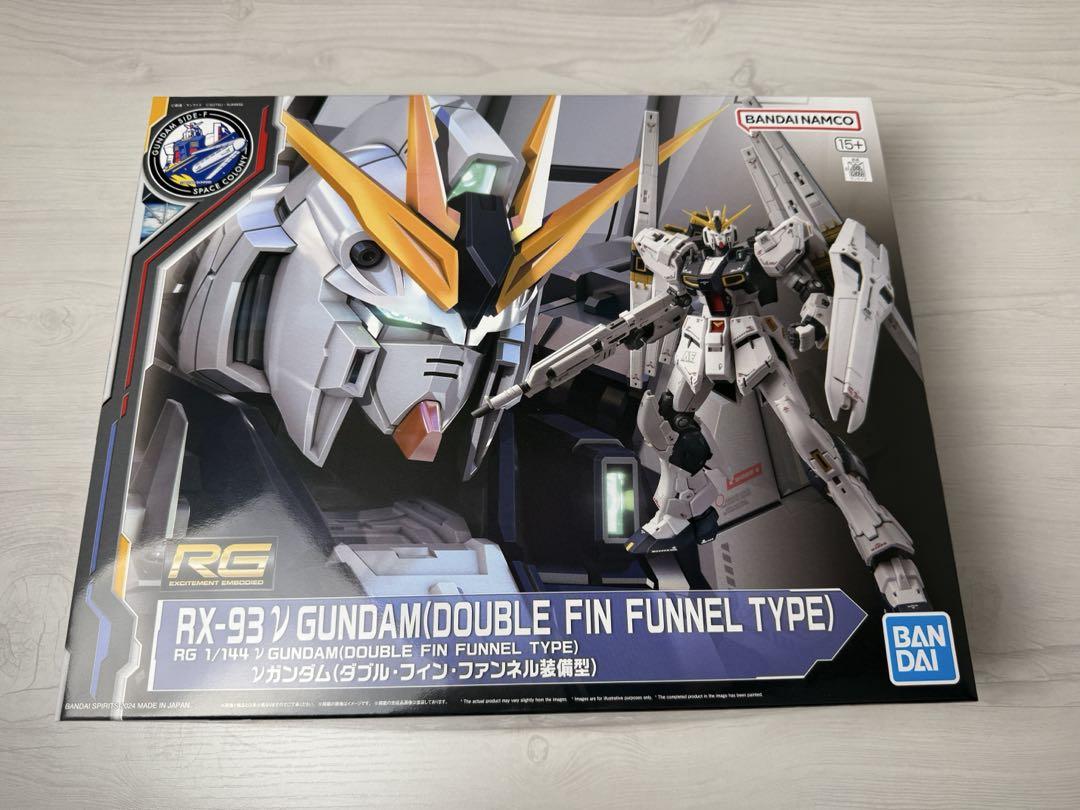 RG 1/144 νガンダム (ダブル・フィン・ファンネル装備型)