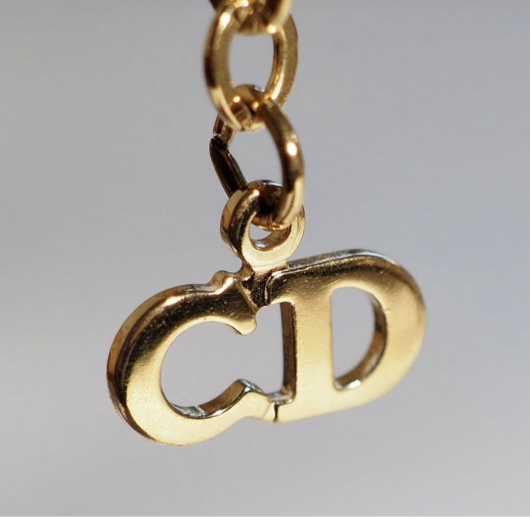 5SAM36 Christian Dior クリスチャンディオール CDロゴ Christian Dior クリスチャン ディオール CDロゴ ストーン