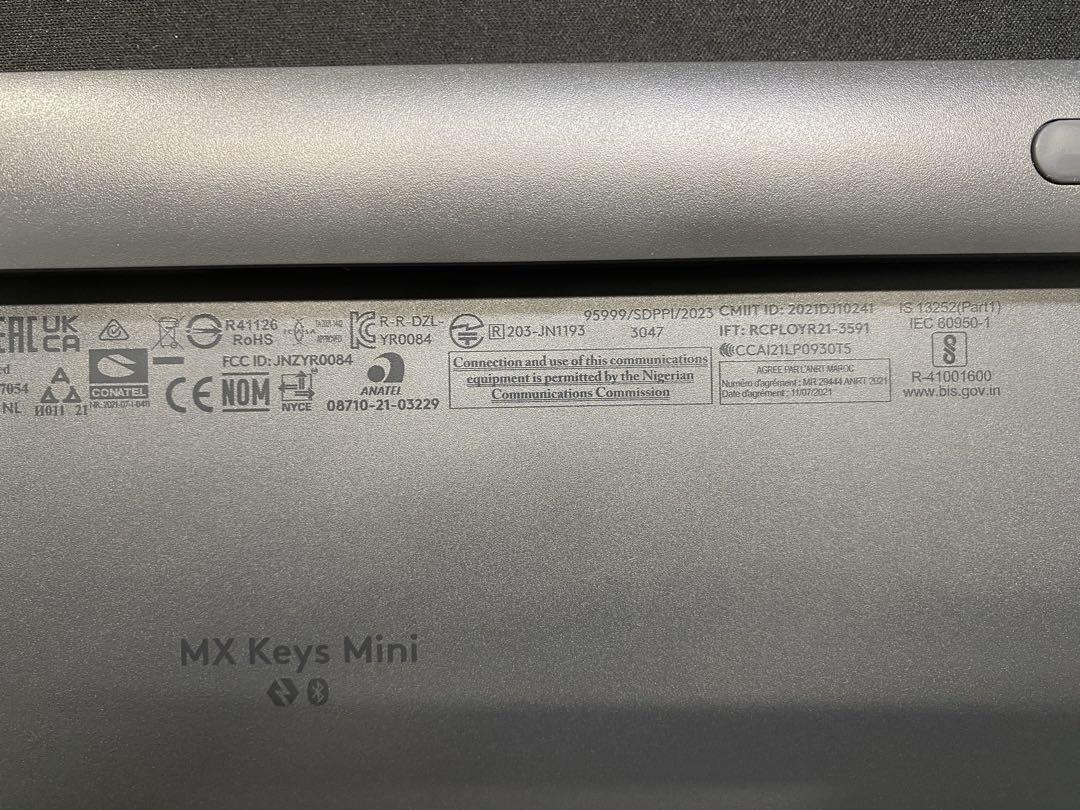 ロジクール MX KEYS mini KX700GRd 充電式 国内正規品