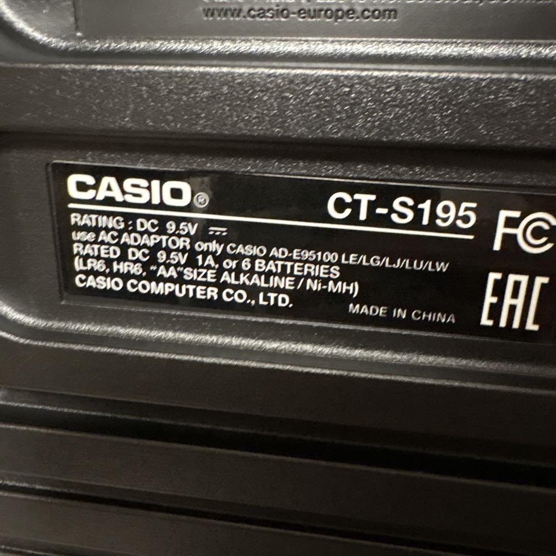 CASIO CT-S195 61鍵盤 電子キーボード