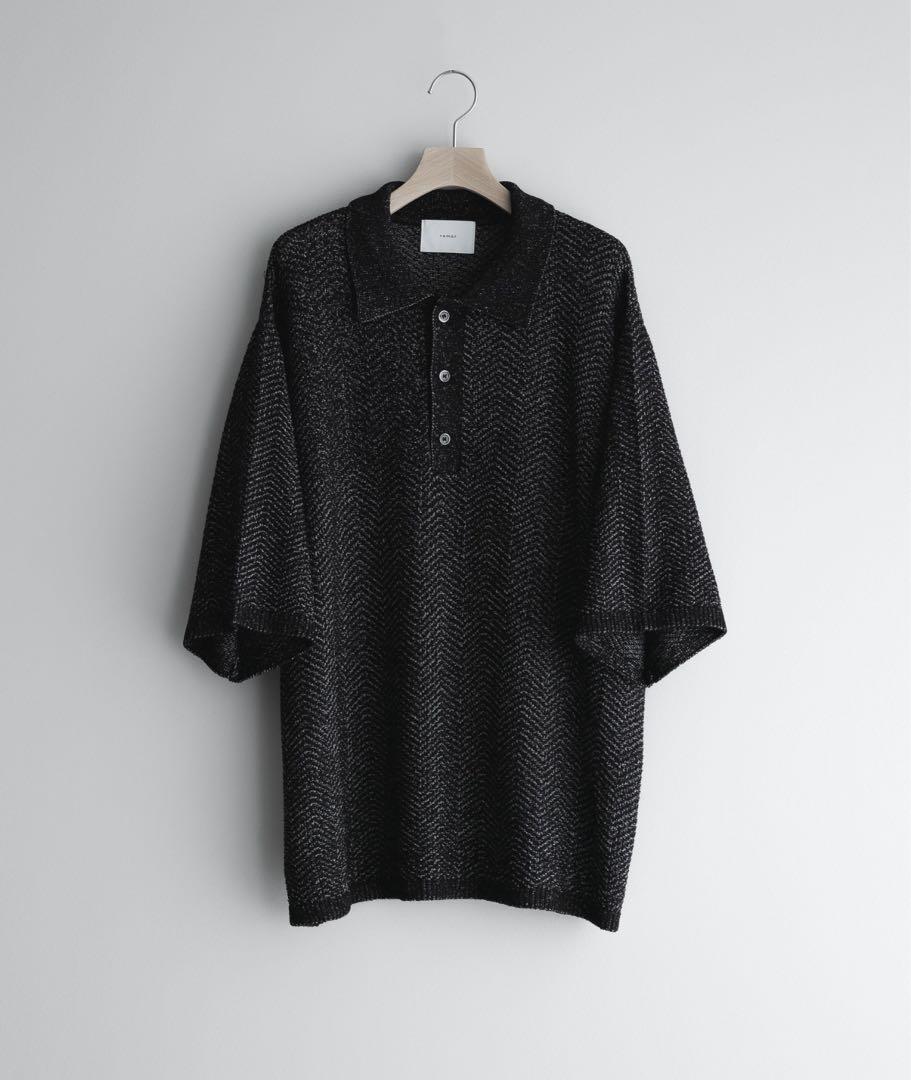 て*ぁ様 loose dual yarn dry polo ルーズデュアルヤーン