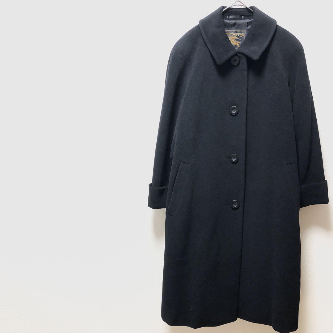 アンゴラ混 BURBERRY\'S バーバリーズ チェスターコート 毛100%
