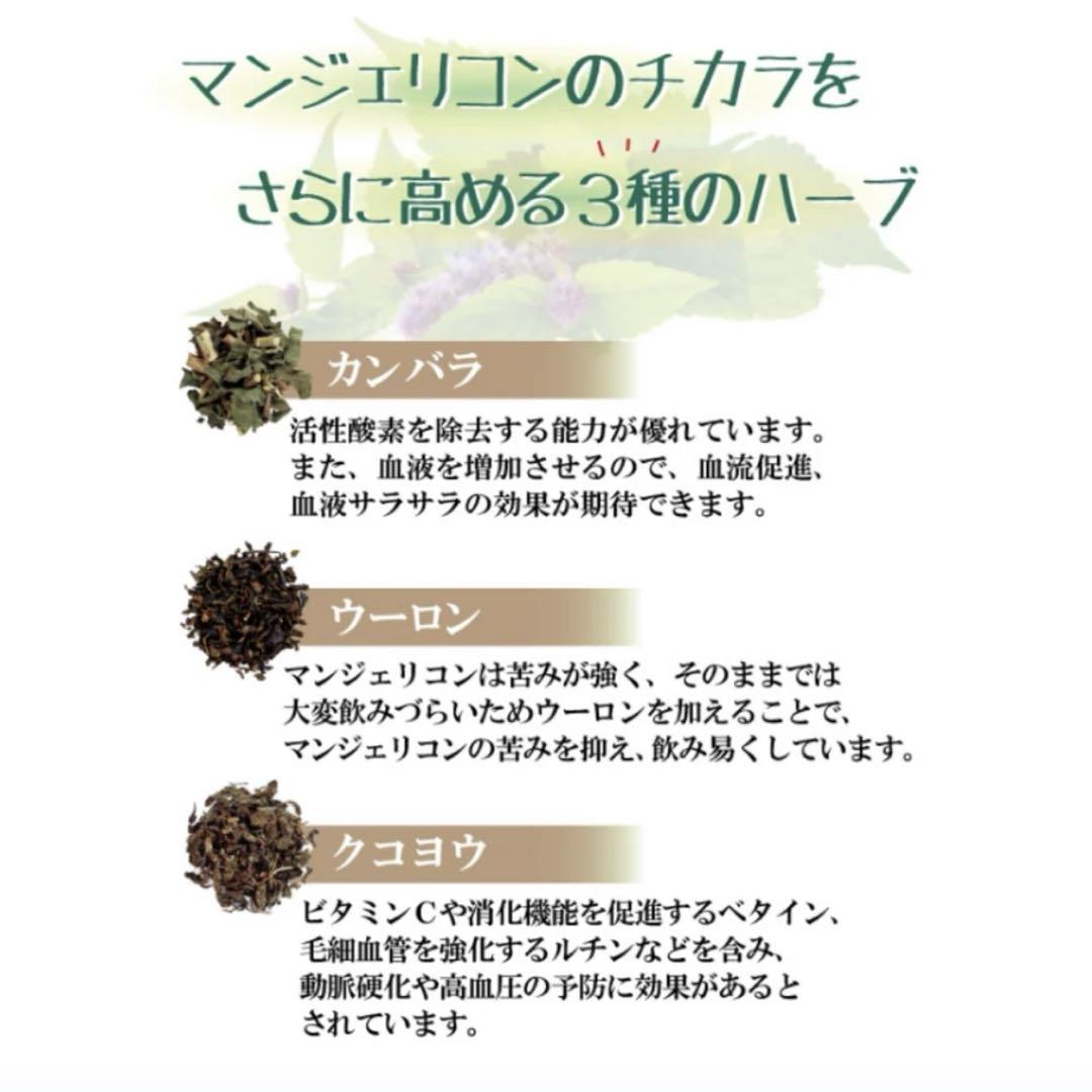 独特の素材 5袋セット】沖縄産 マンジェリコンティーバッグ 30包 5袋セット 茶