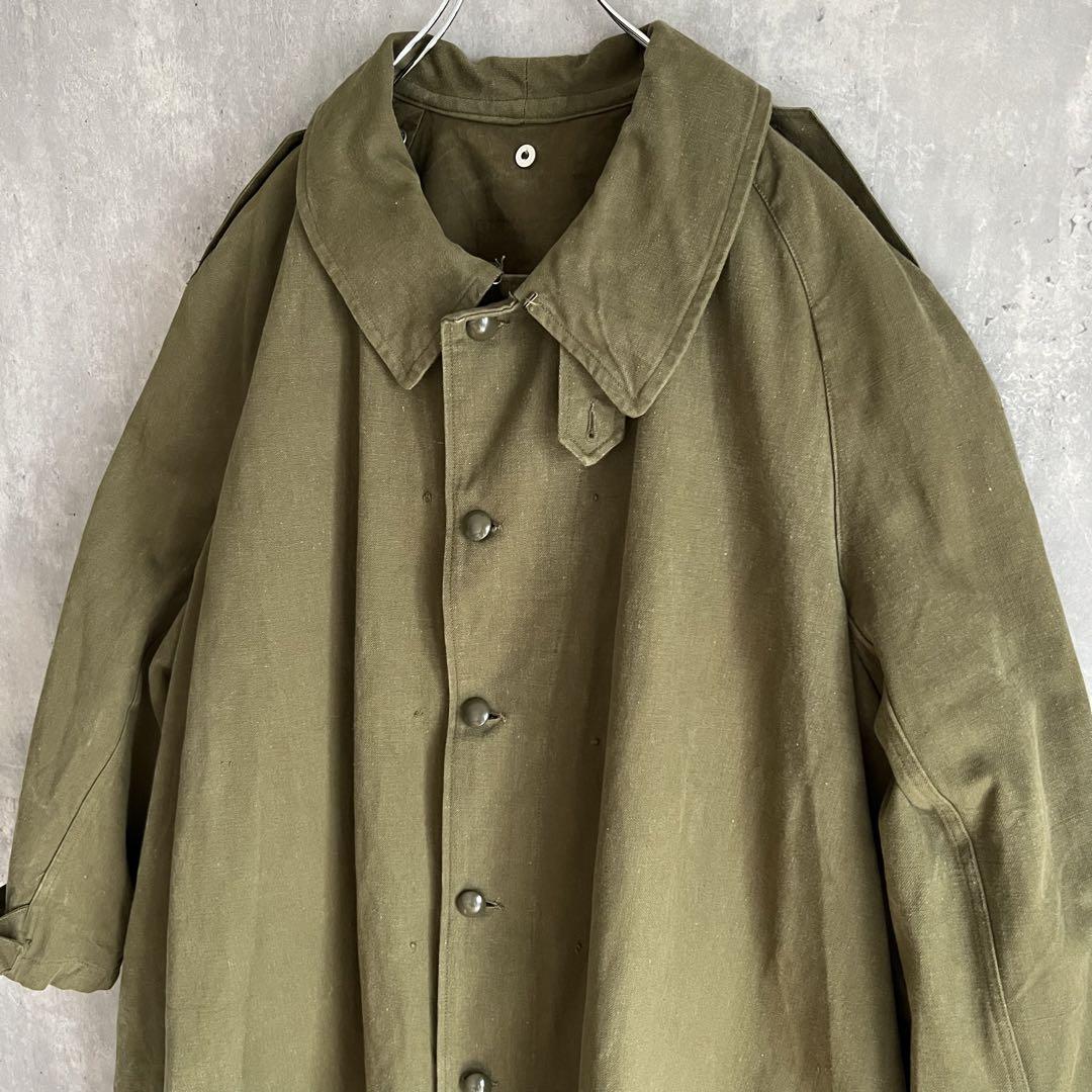 【極美品】フランス軍　M35　モーターサイクルコート　ヴィンテージミリタリー