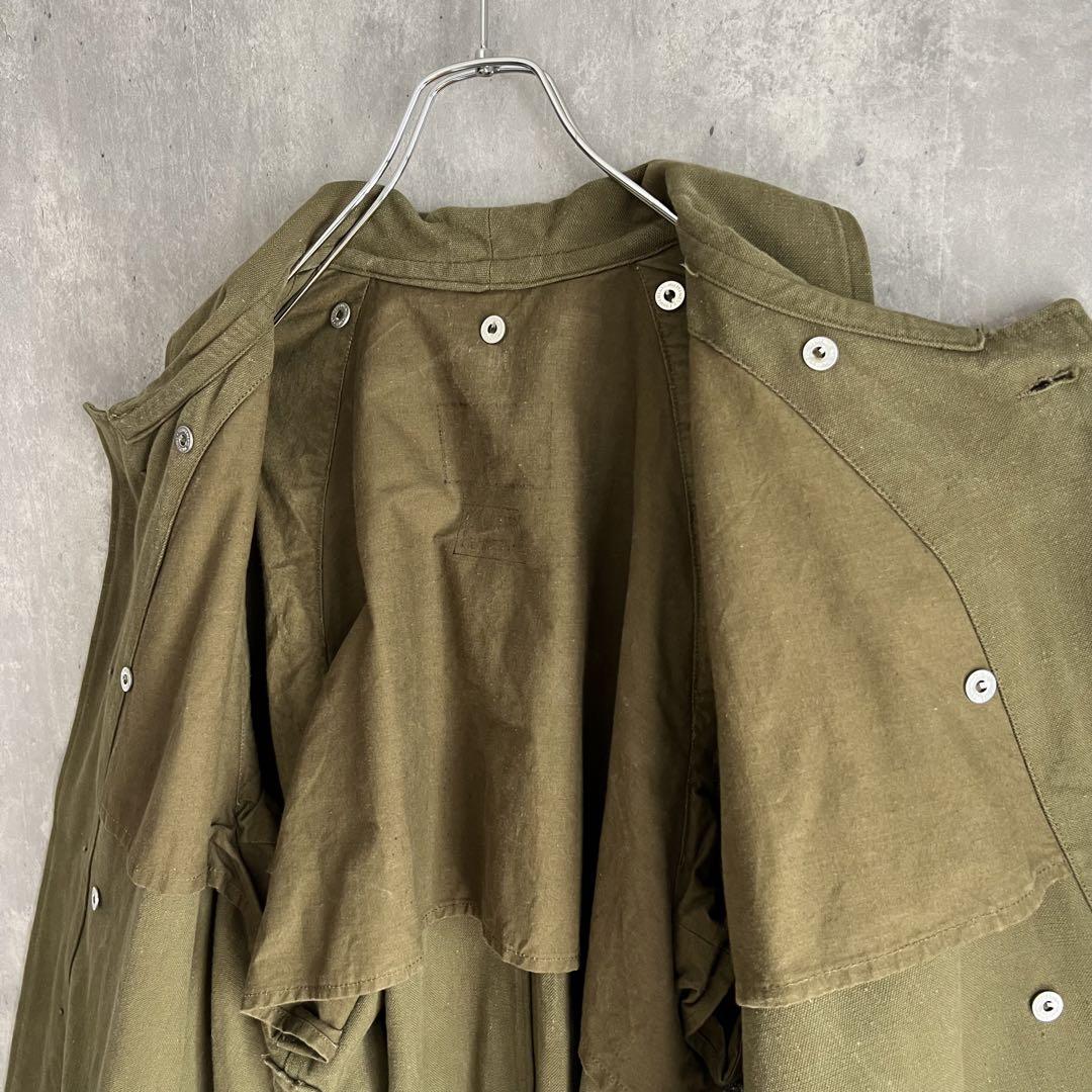 【極美品】フランス軍　M35　モーターサイクルコート　ヴィンテージミリタリー