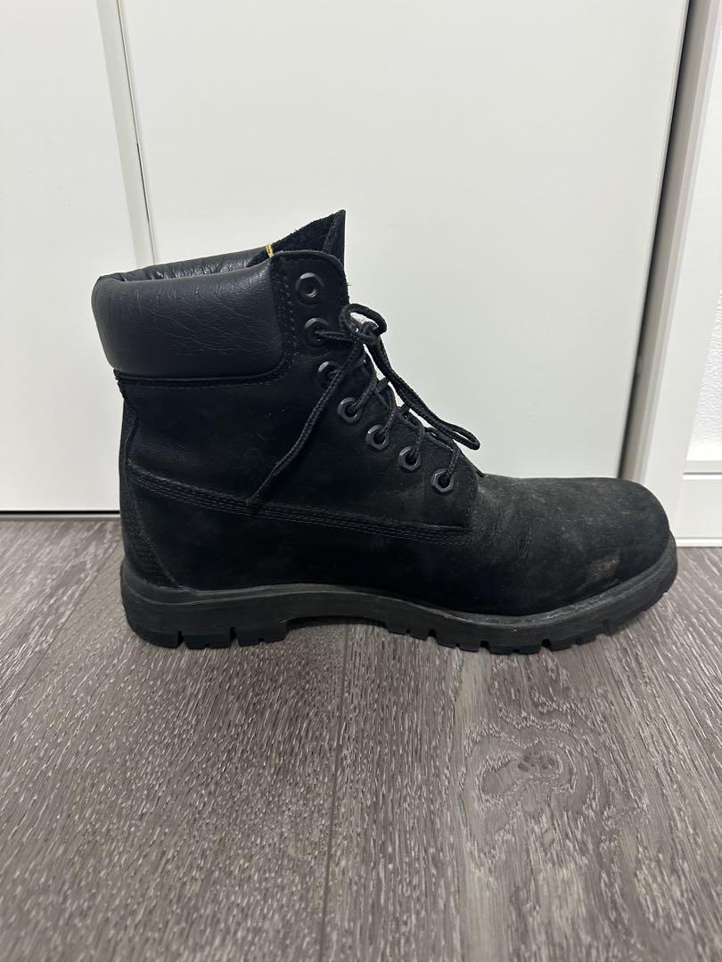 【特別セール品】 Timberland ブラックワークブーツ 靴