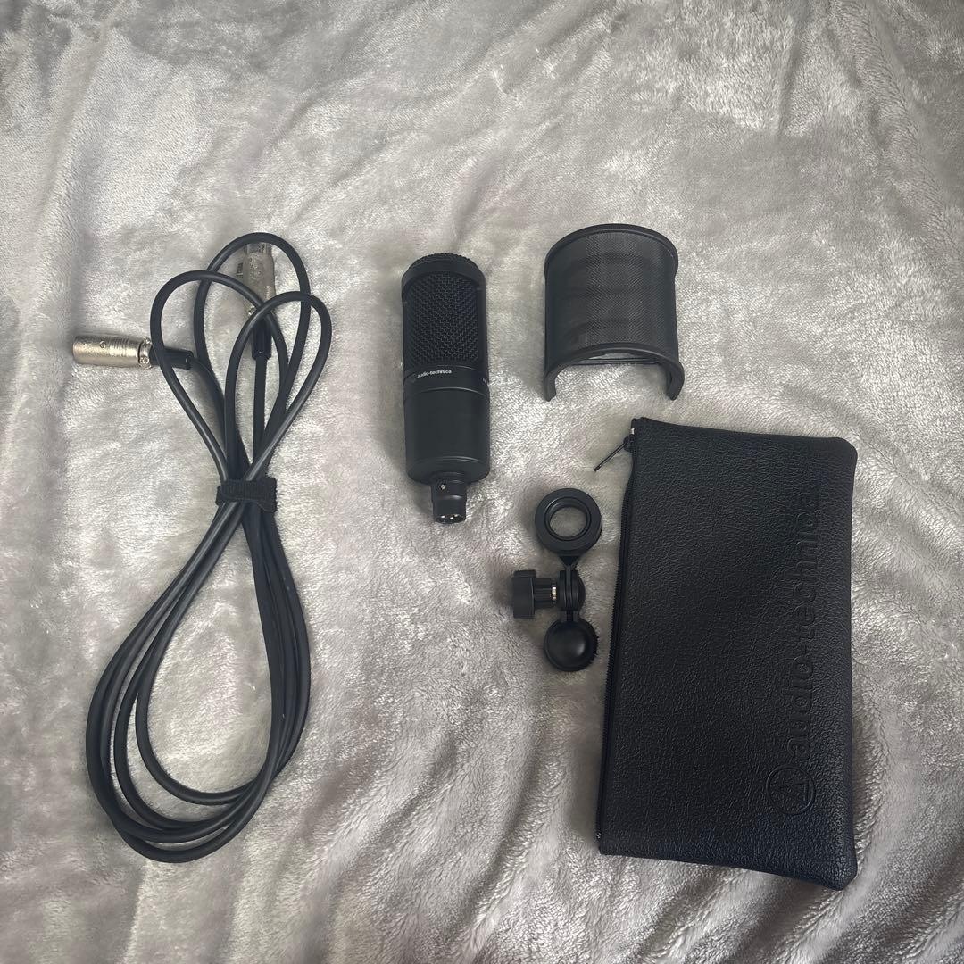 配信用セット AT2020コンデンサーマイクaudio technica
