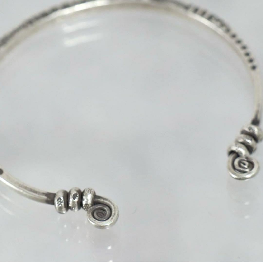 [s-BL006] Karen Silver Bangle カレンシルバー