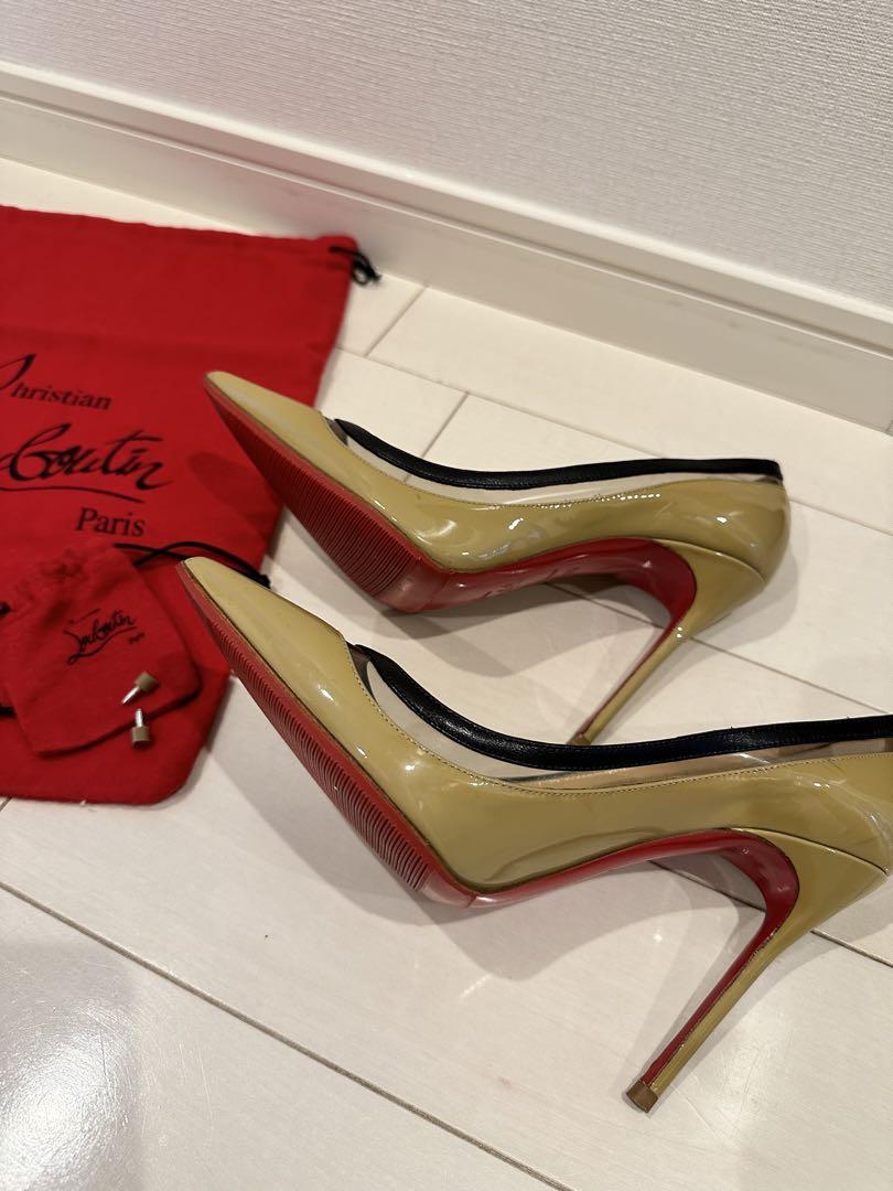 極美品 クリスチャンルブタン パンプス