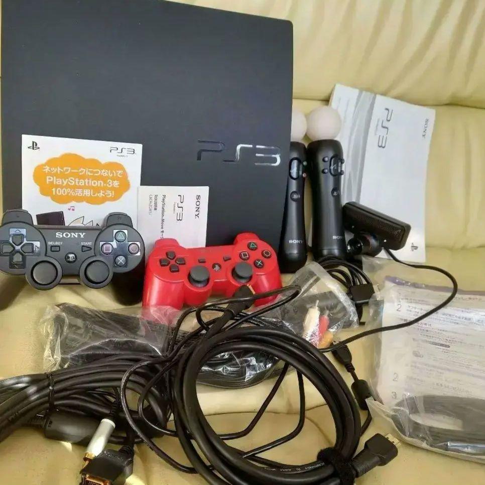PS3 プレステ3 モーションコント✕２ コントローラ✕２ カメラなど付属品多数