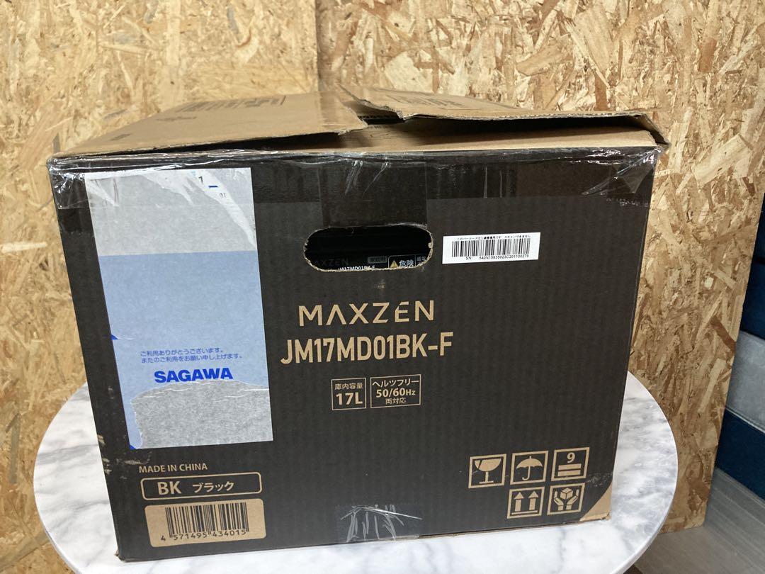 【未使用】MAXZEN 電子レンジ 17L JM17MD01BK-F ブラック