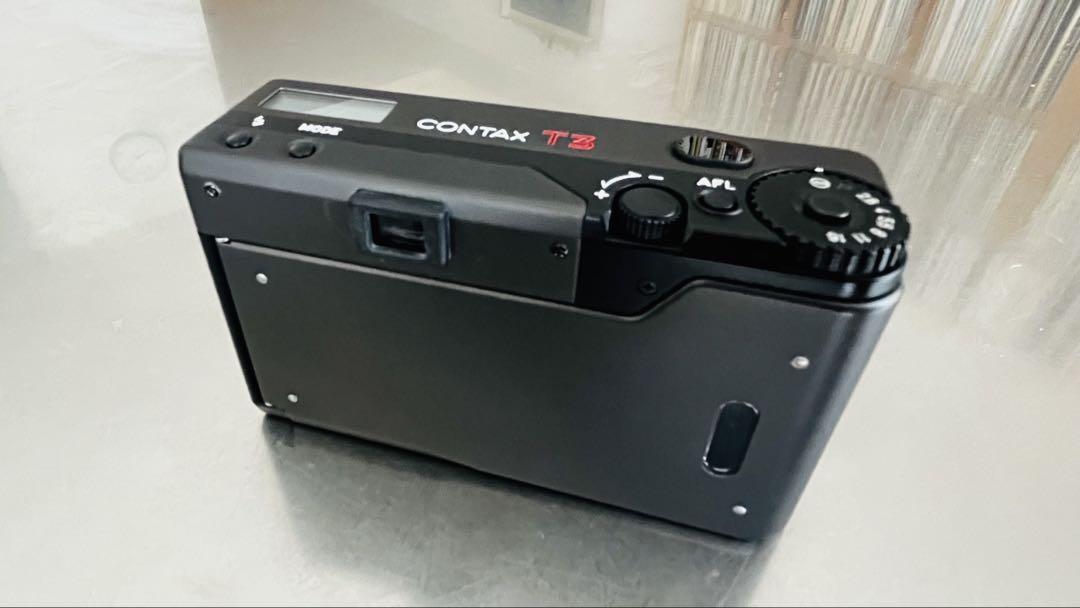 CONTAX T3 後期ダブル爪 1オーナー極美品Tブラック【ケース箱