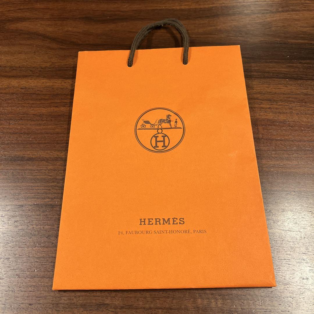 HERMES エルメス オレンジ ショップ袋／ショッパー - メルカリ