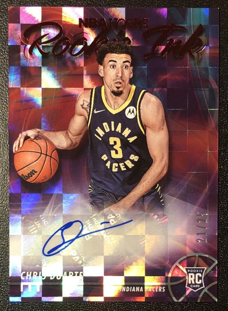 25枚限定 Chris Duarte RC Auto Red サイン NBA