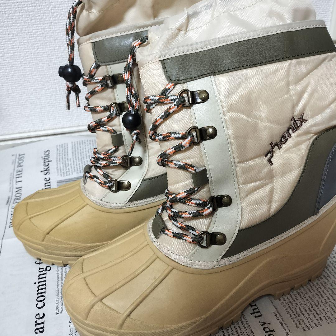 phenix フェニックス ウィンターブーツ 女性用 ベージュ スノー