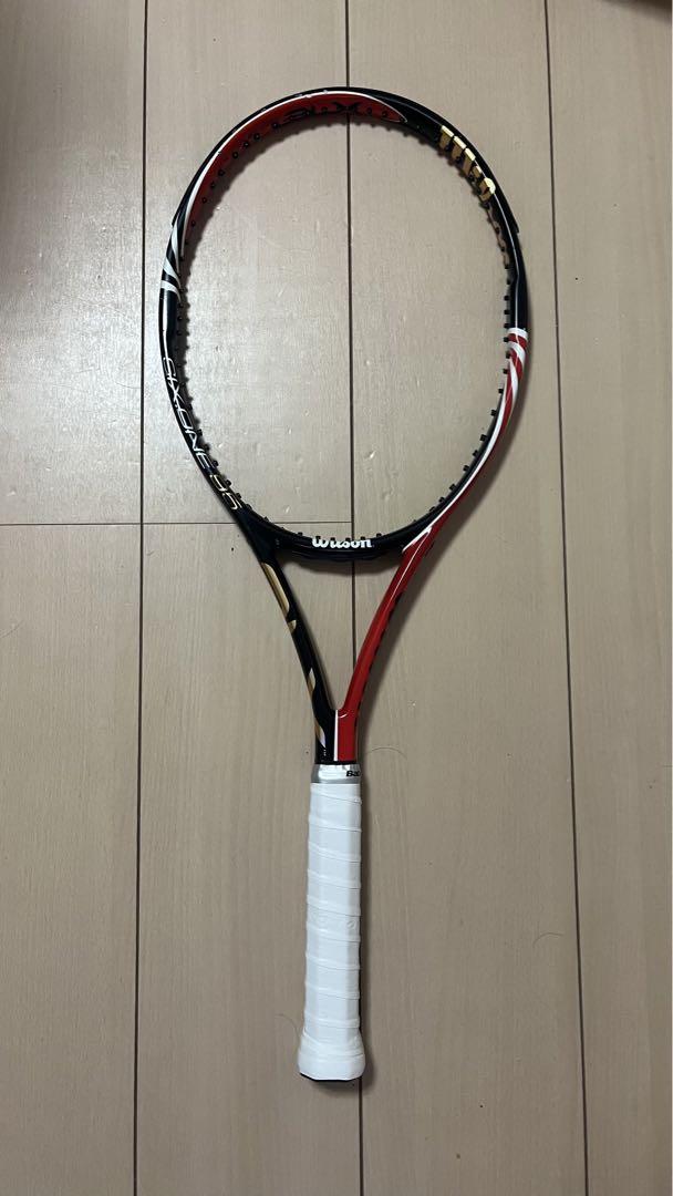 Wilson テニスラケット 赤・黒・白 - メルカリ