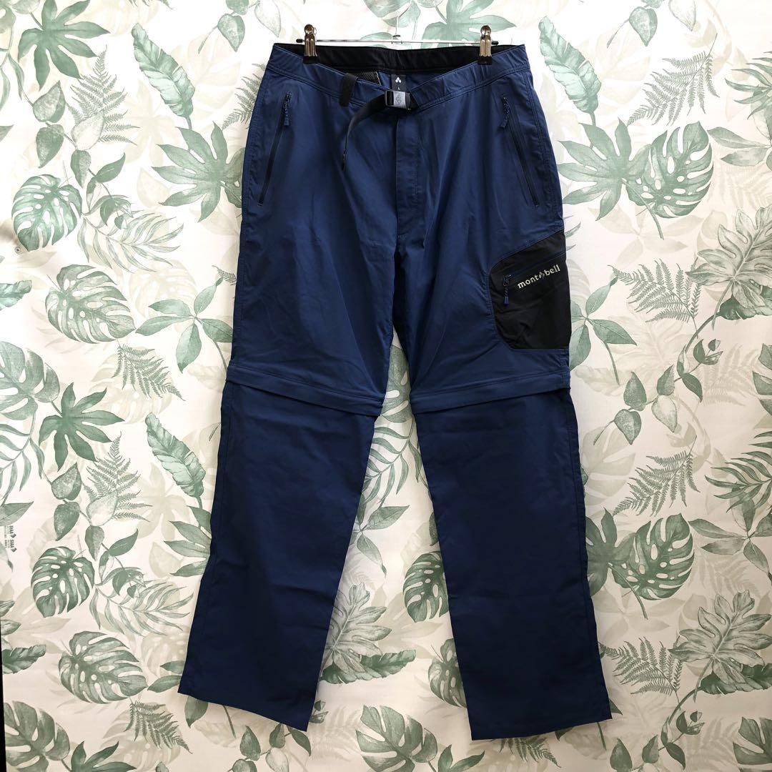 GR52 モンベル ナイロン パンツ ネイビー L メンズ