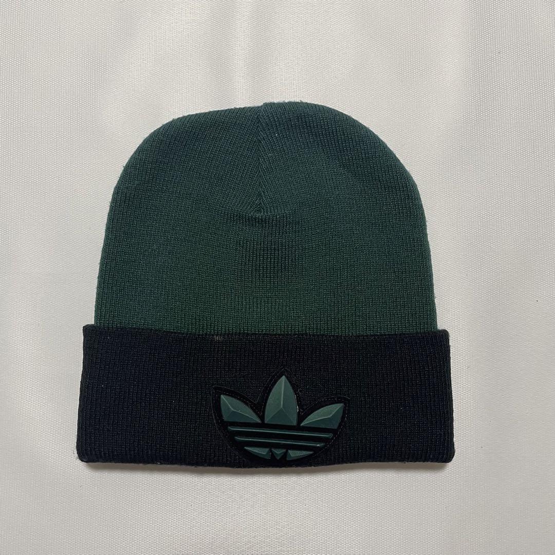 vintage 90s old adidas beanie knit cap ⑪