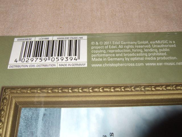 CHRISTOPHER CROSS,直筆サイン入,AOR,クリストファー・クロス