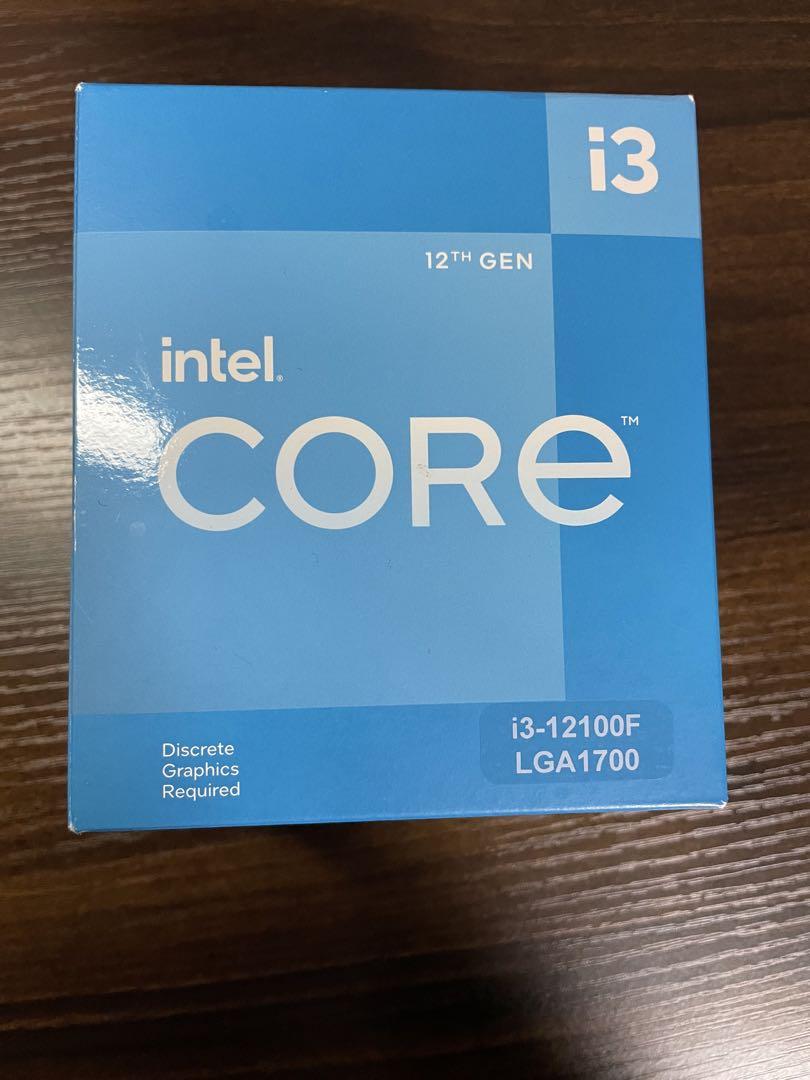 CPU corei3 12100f box