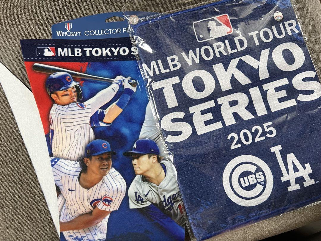 ★MLB東京シリーズ2025記念グッズ！（フェイスタオル＆ペナント）