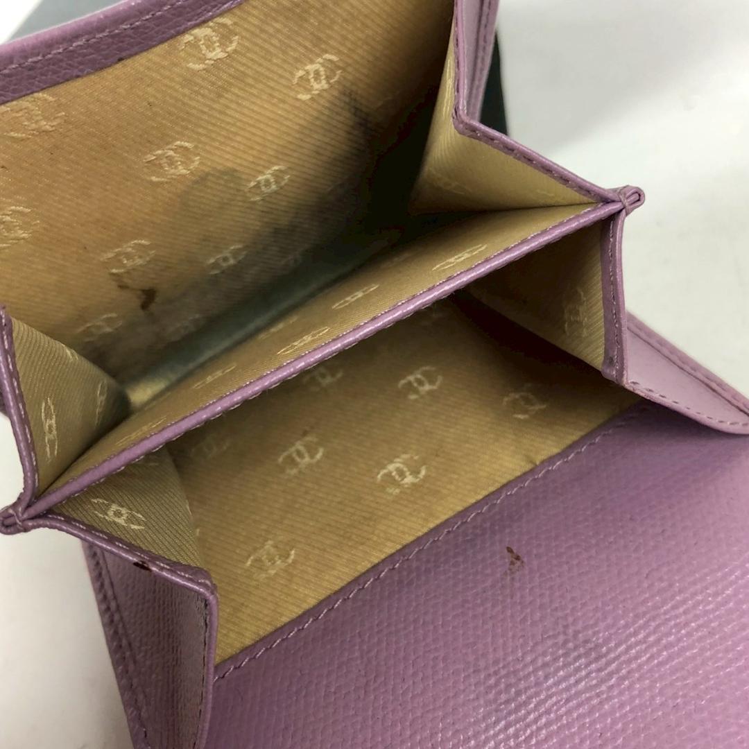 CHANEL シャネル ココボタン 三つ折り財布 ピンク 箱 ギャランティ付 CHANEL シャネル ココボタン 三つ折り財布 ピンク 箱 ギャランティ付