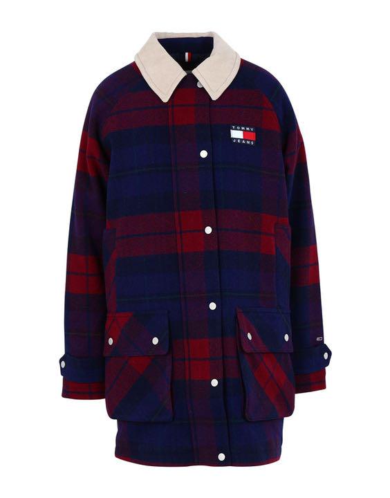 大人女性の Tommy Hilfiger［店舗限定］コーデュロイチェックコート［新品未 ジャケット・アウター