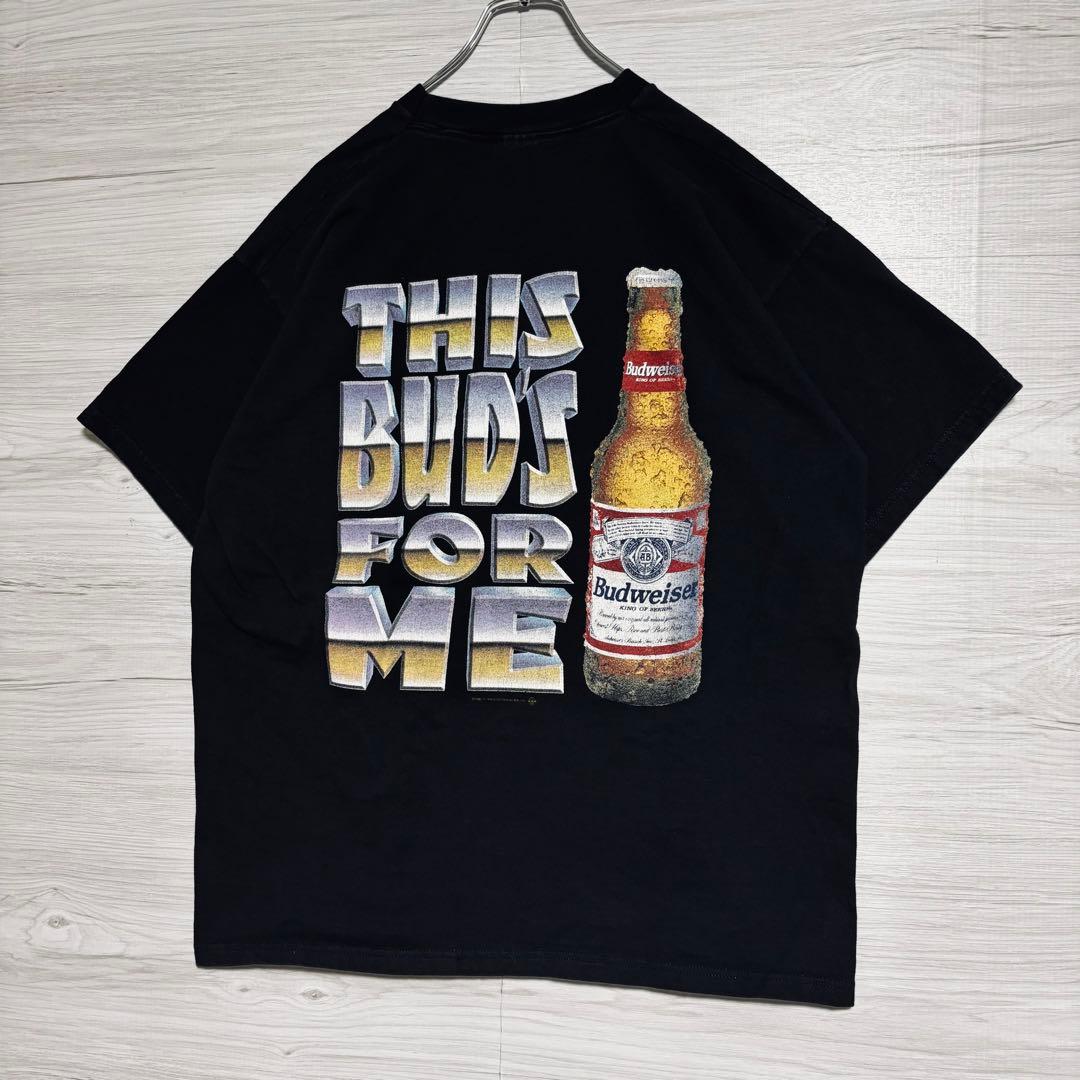 【希少デザイン】Budweiser バドワイザー Tシャツ XLサイズ レア 【希少デザイン】Budweiser バドワイザー Tシャツ XLサイズ レア