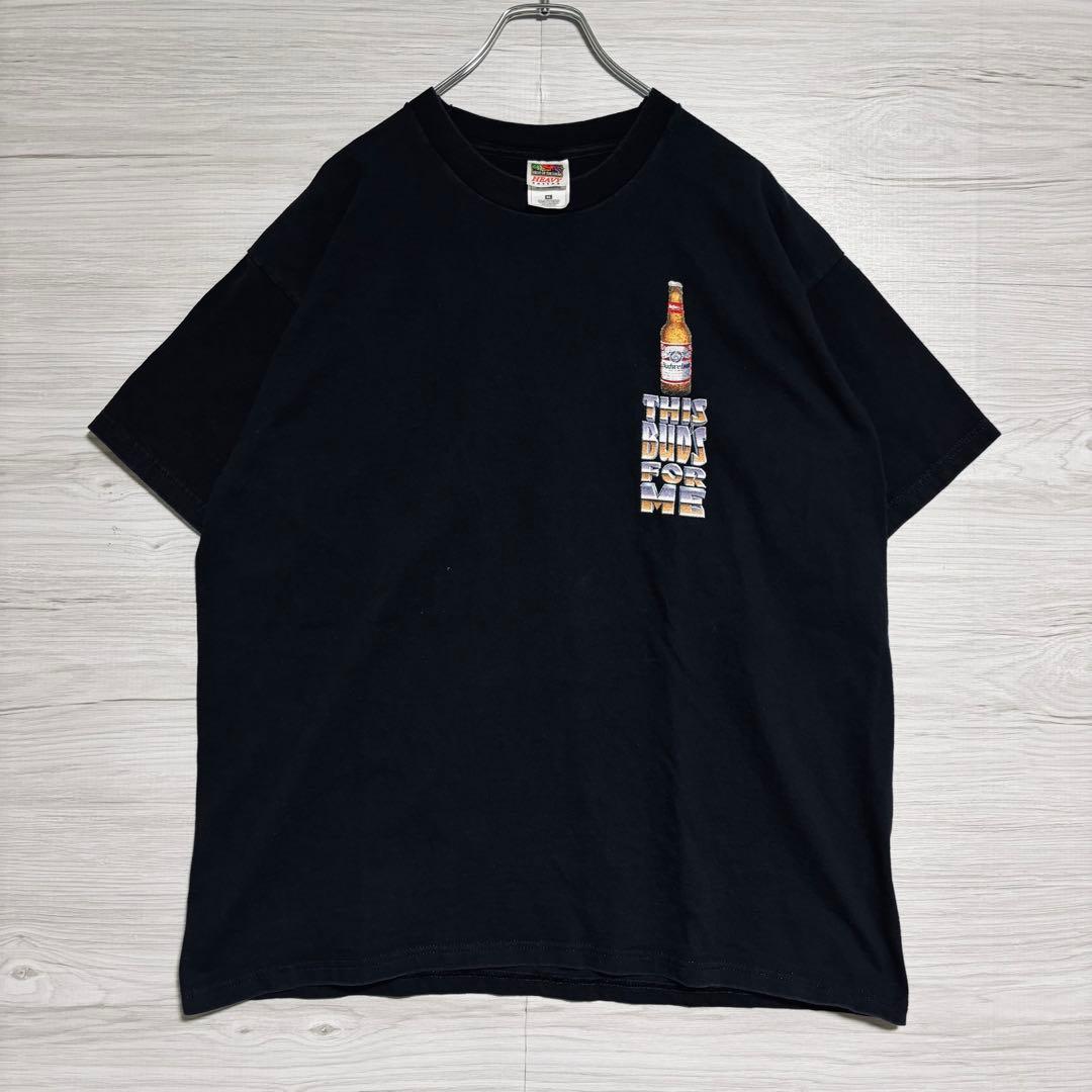 【希少デザイン】Budweiser バドワイザー Tシャツ XLサイズ レア 【希少デザイン】Budweiser バドワイザー Tシャツ XLサイズ レア