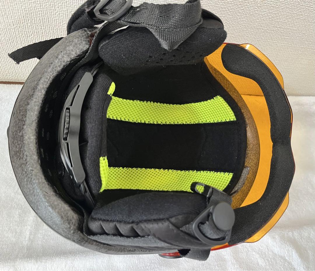 HEAD スキー用ヘルメット 一体型ゴーグル付き 52～56センチ