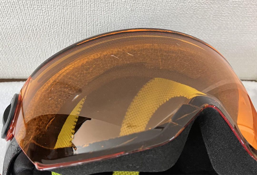 HEAD スキー用ヘルメット 一体型ゴーグル付き 52～56センチ