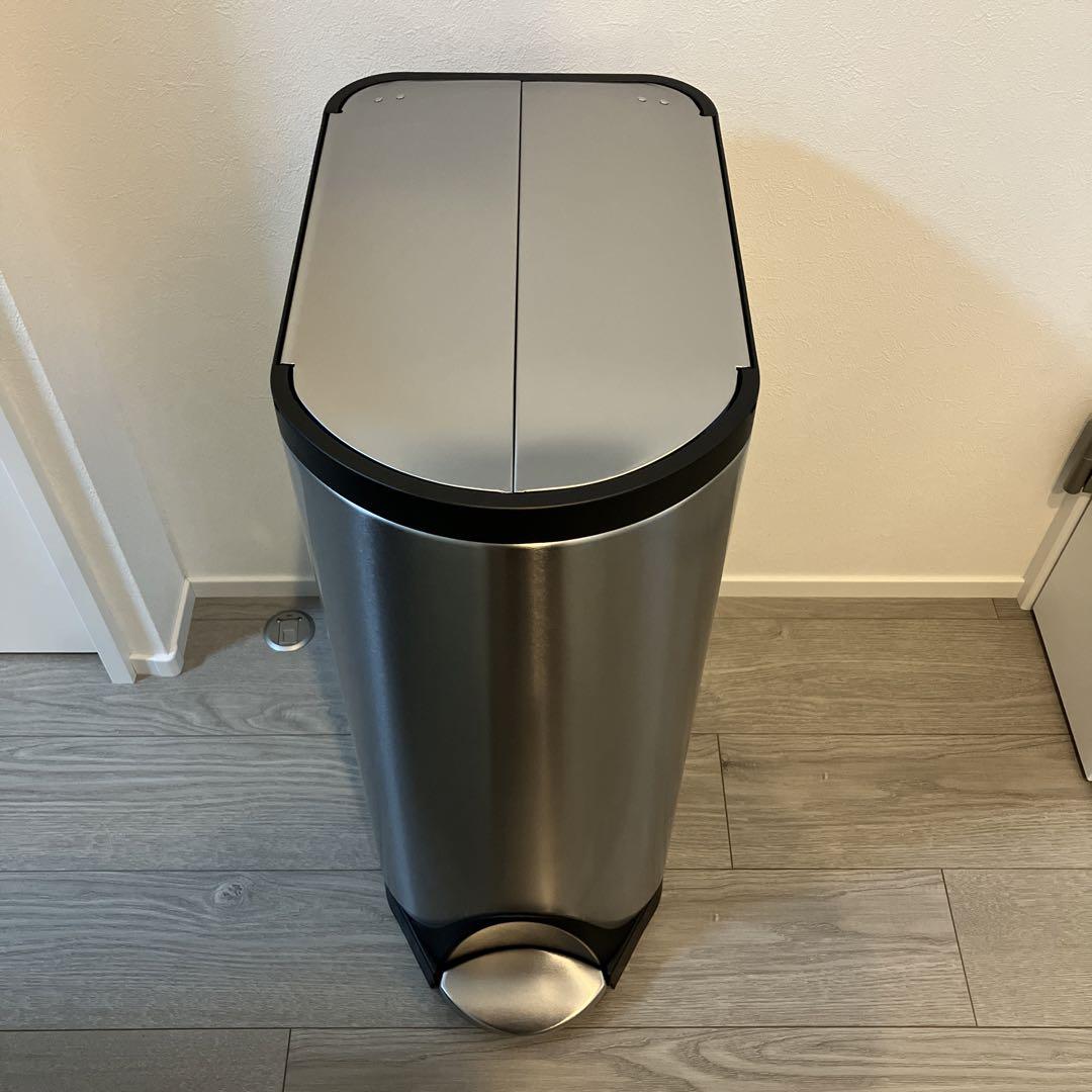 シンプルヒューマン CW1824 バタフライ ステップカン 30L