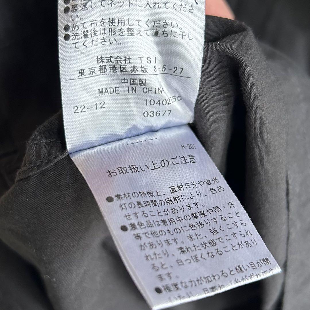 23SS MHL. コットンリネン オープンカラーシャツ マーガレット