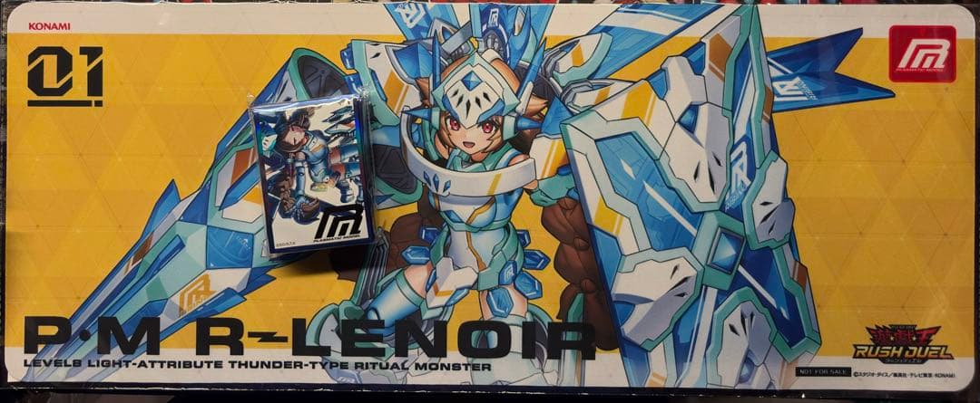 PMRレノアール プレイマット PMドッキング スリーブ 各1 ラッシュデュエル目立った傷や汚れなし