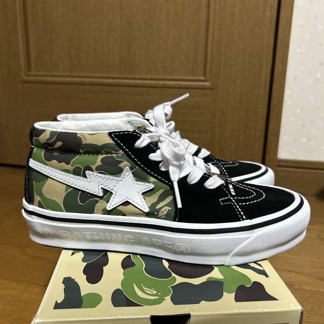 VANS a bathing ape コラボスニーカー 22.5cm