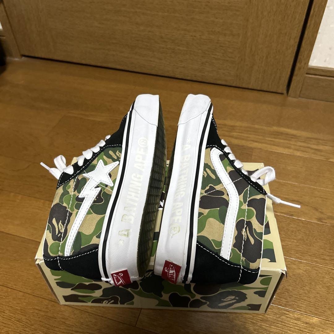 VANS a bathing ape コラボスニーカー 22.5cm