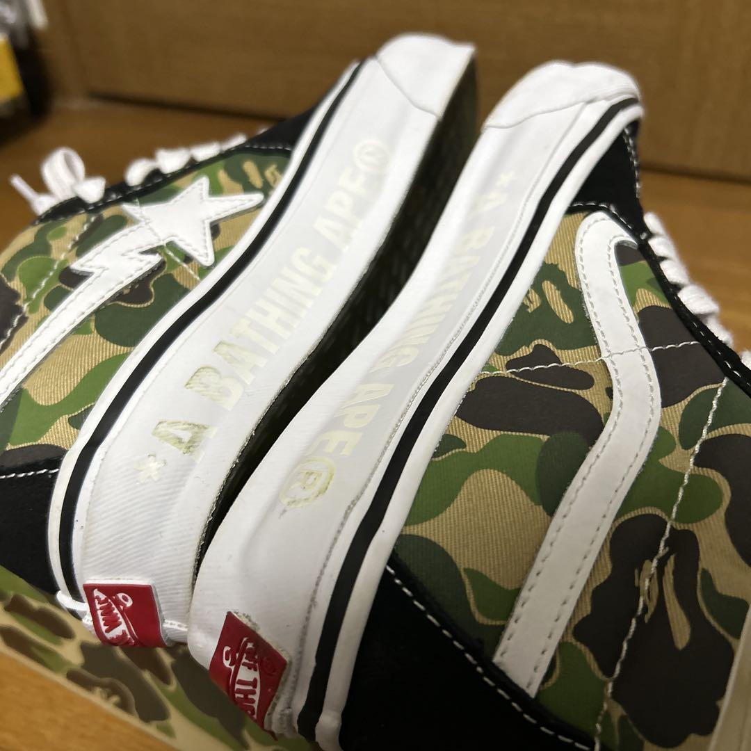 VANS a bathing ape コラボスニーカー 22.5cm