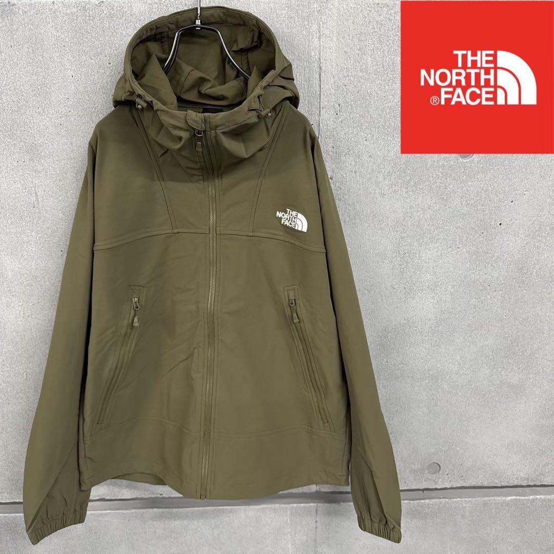 新品　ノースフェイス　ウーブンジャケット　カーキ　メンズL