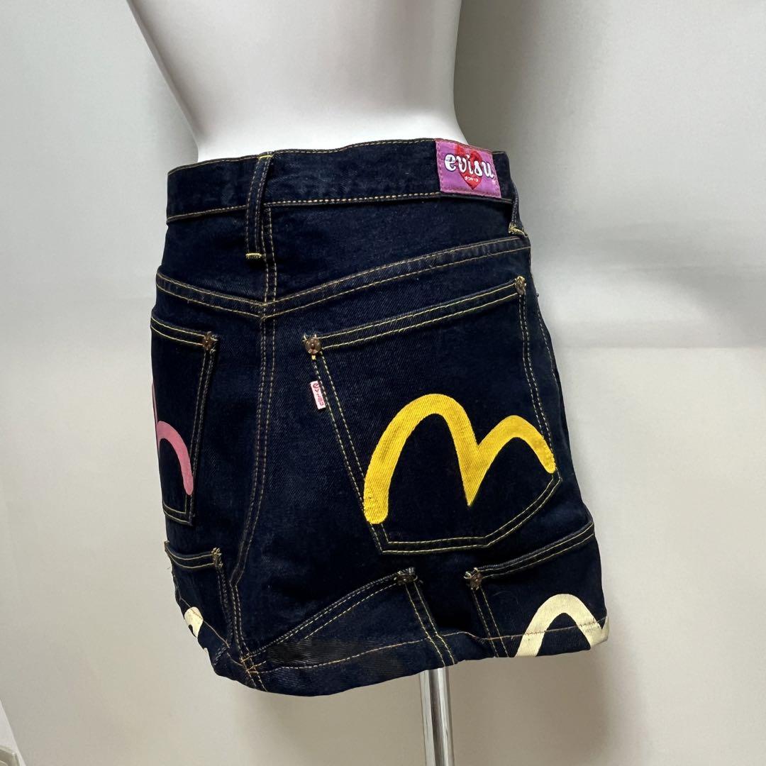 EVISU donna エヴィス ドンナ ミニスカート　サイズ38 希少デザイン