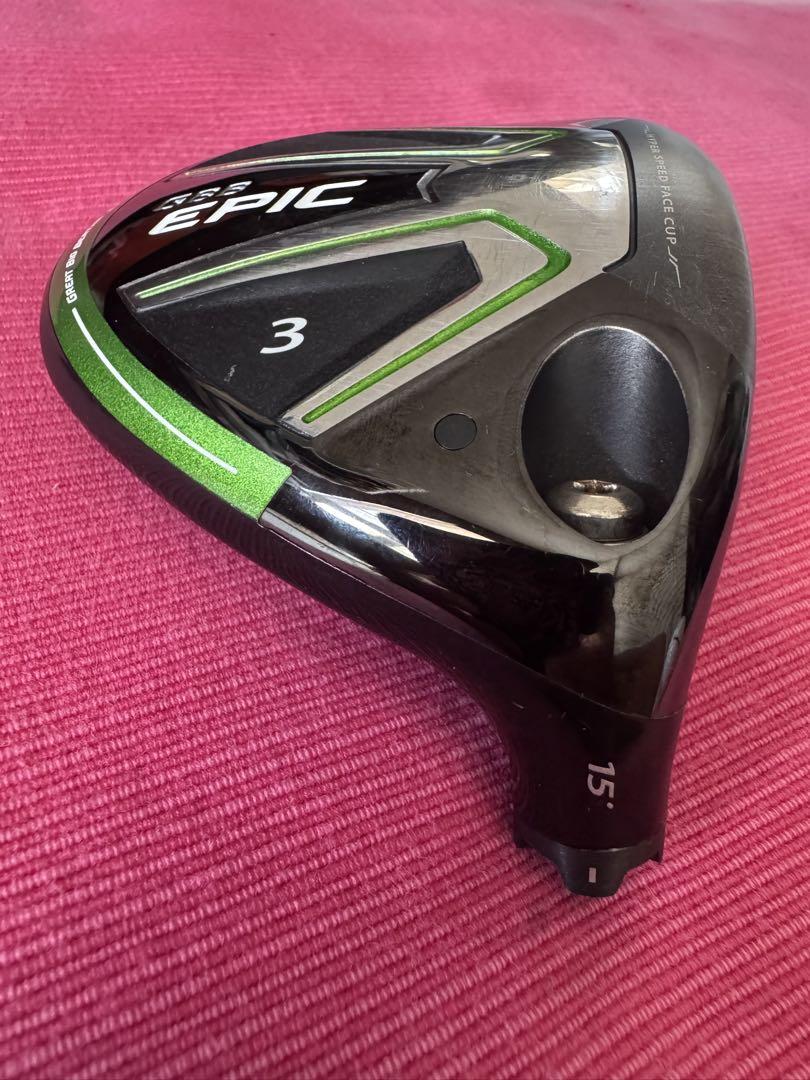 アメージングタイランド・グランドセール Callaway GBB EPIC 3番 15度 ヘッドのみ - メルカリ クラブ