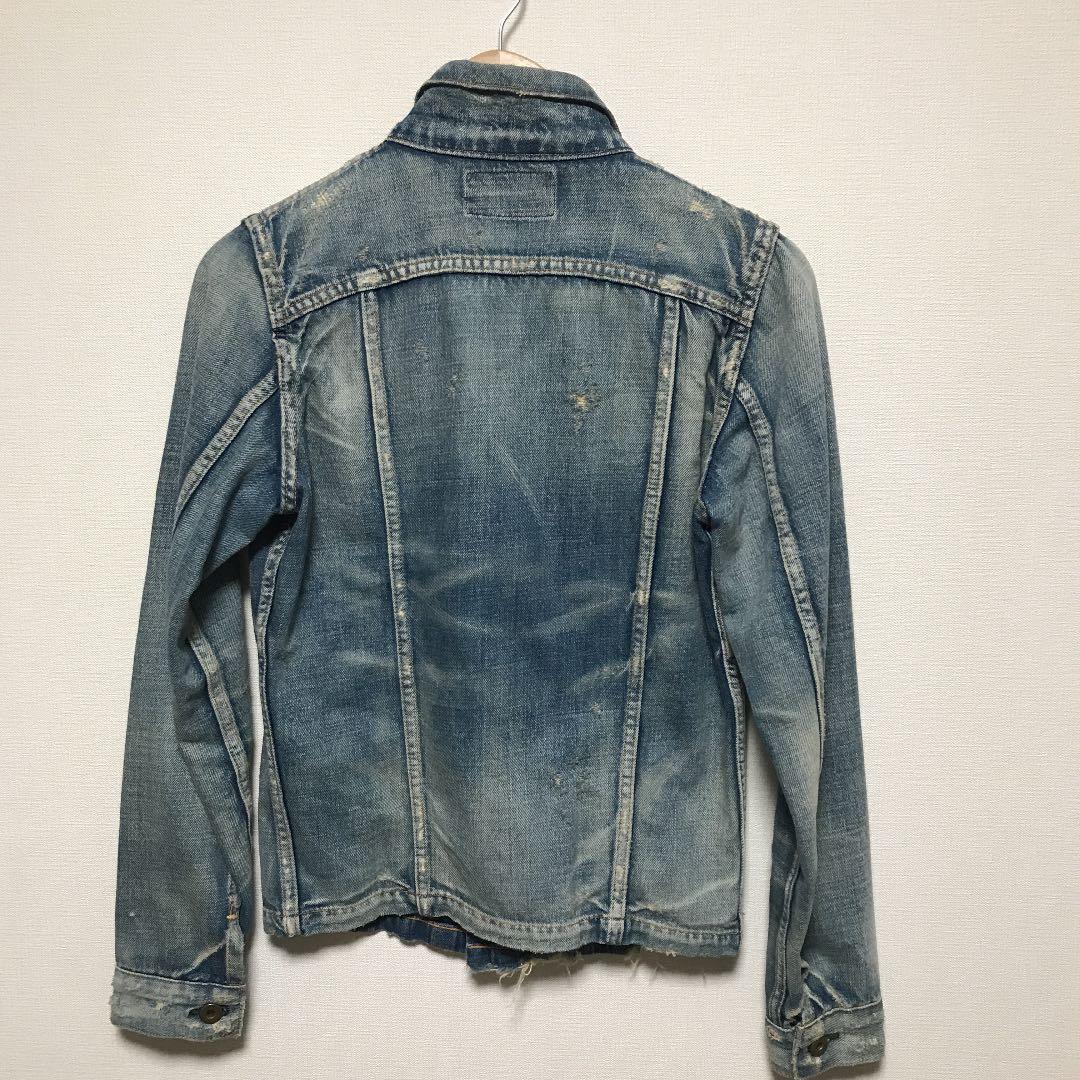 junhashimoto ジュンハシモト ダメージ加工 デニムジャケット - 通販
