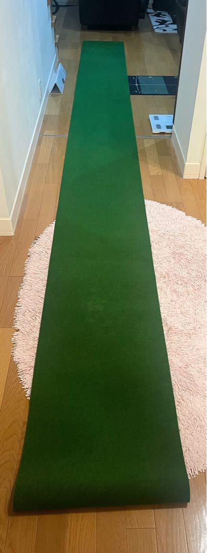 年末のプロモーション特価！ ほとんど未使用 パターマット長さ5m メルカリ - 幅45cm ラウンド用品・アクセサリー