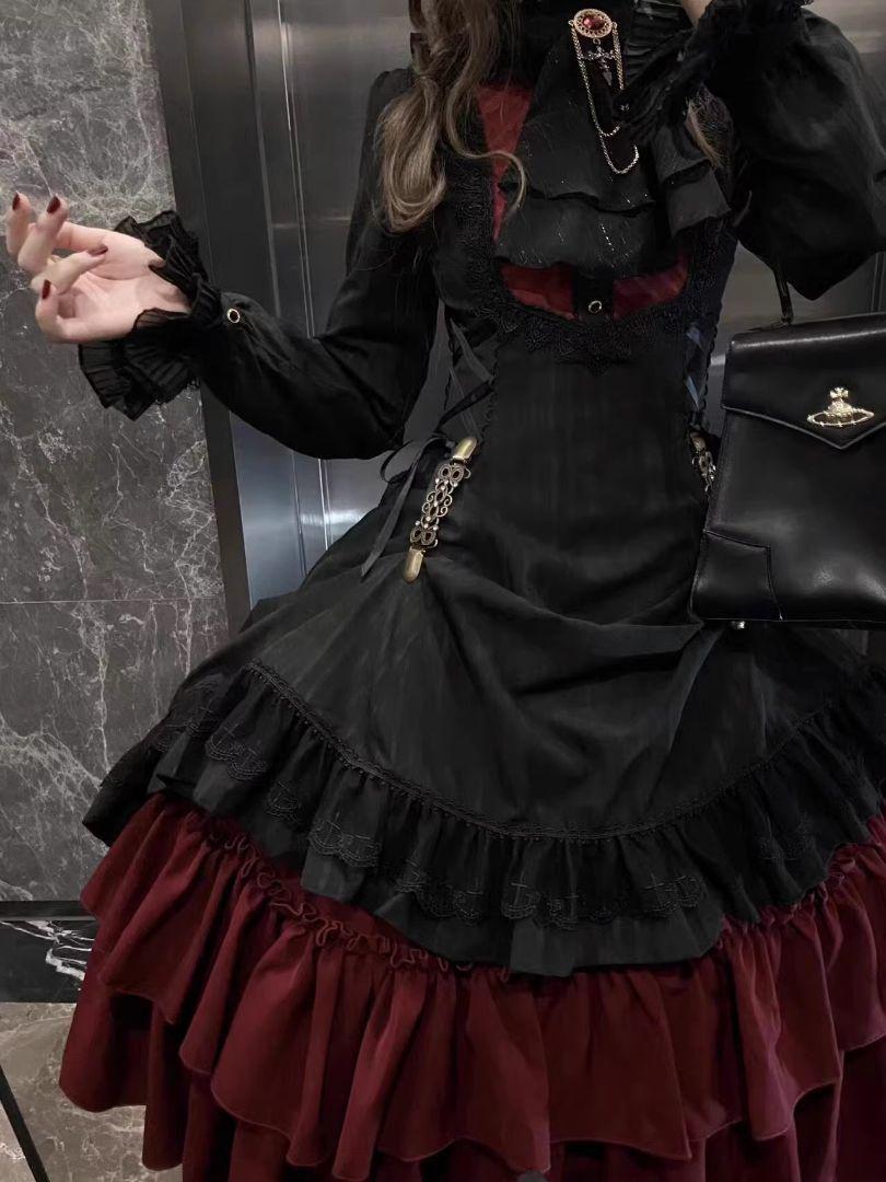 コスプレ　ドレス　lolita オリジナル 洋服 ロリータ ワンピース