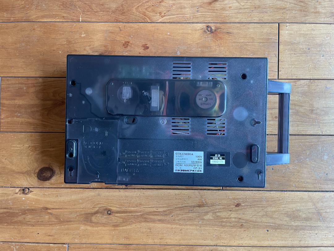 Columbia GP-3 ポータブル レコードプレーヤー DJ HONDA