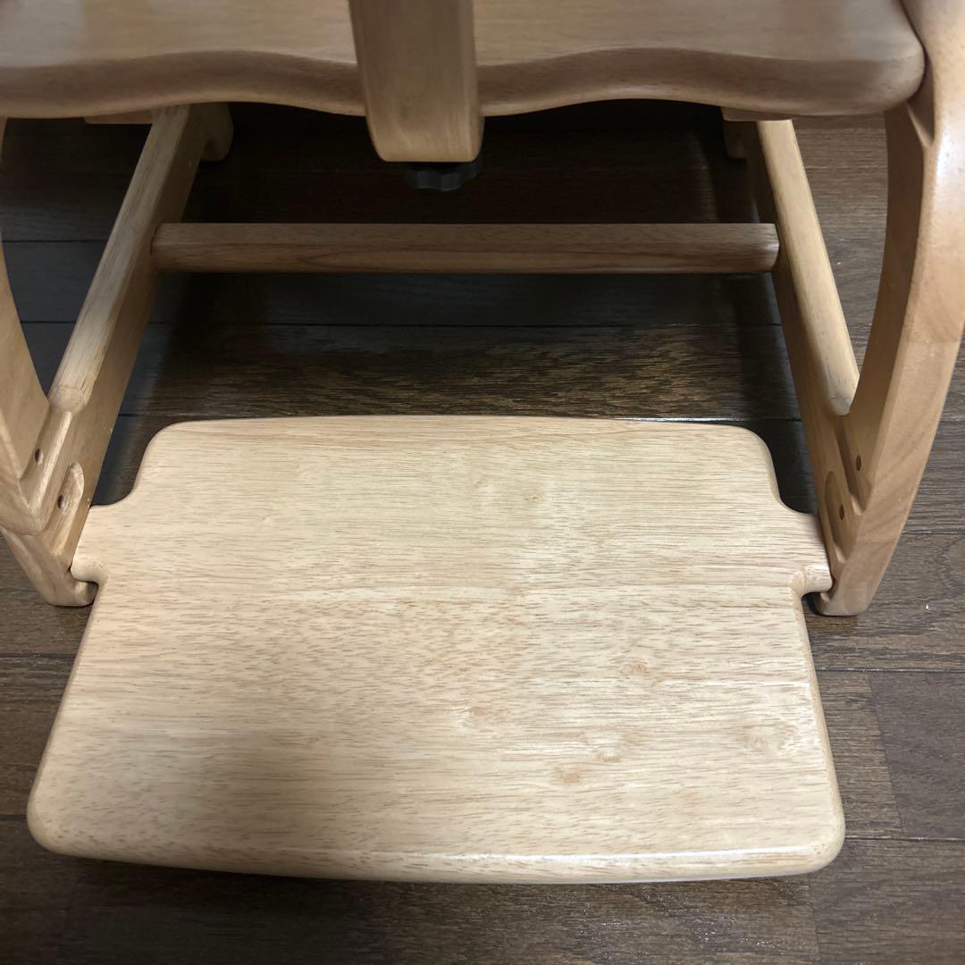 大和屋 yamatoya すくすくローチェアⅡ 2 ベビーチェアナチュラル極美品